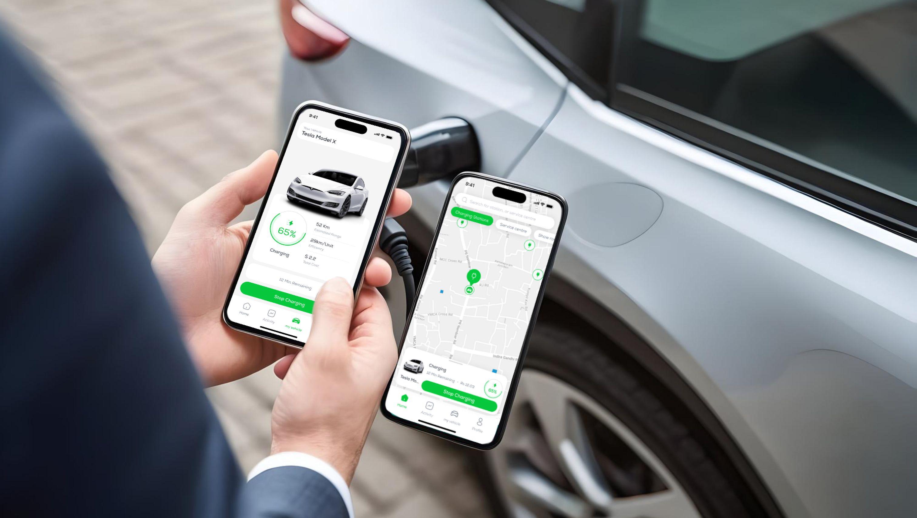 case study showcasing Innovative EV Charging App